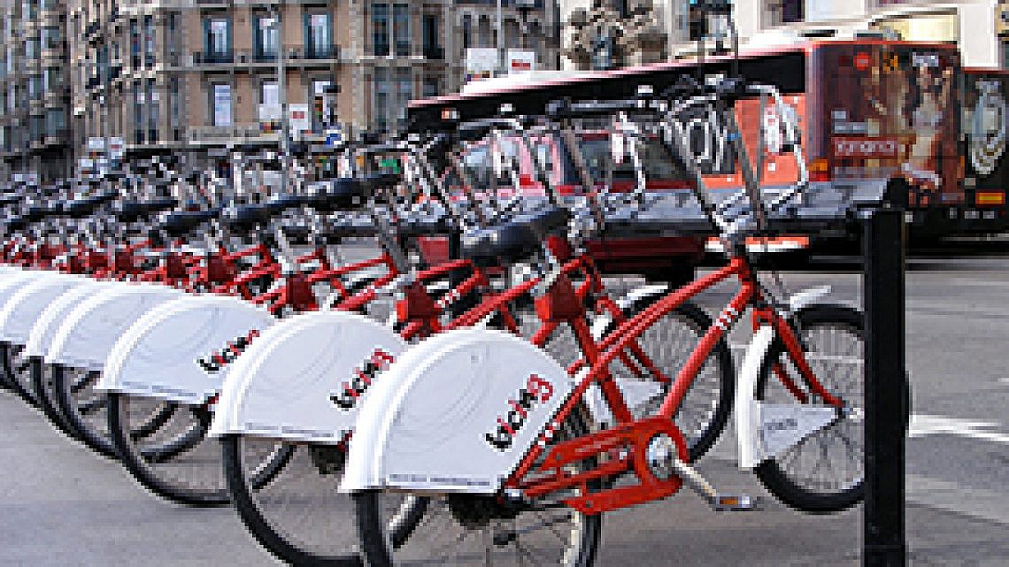 אופניים בברצלונה (צילום: Shutterstock)