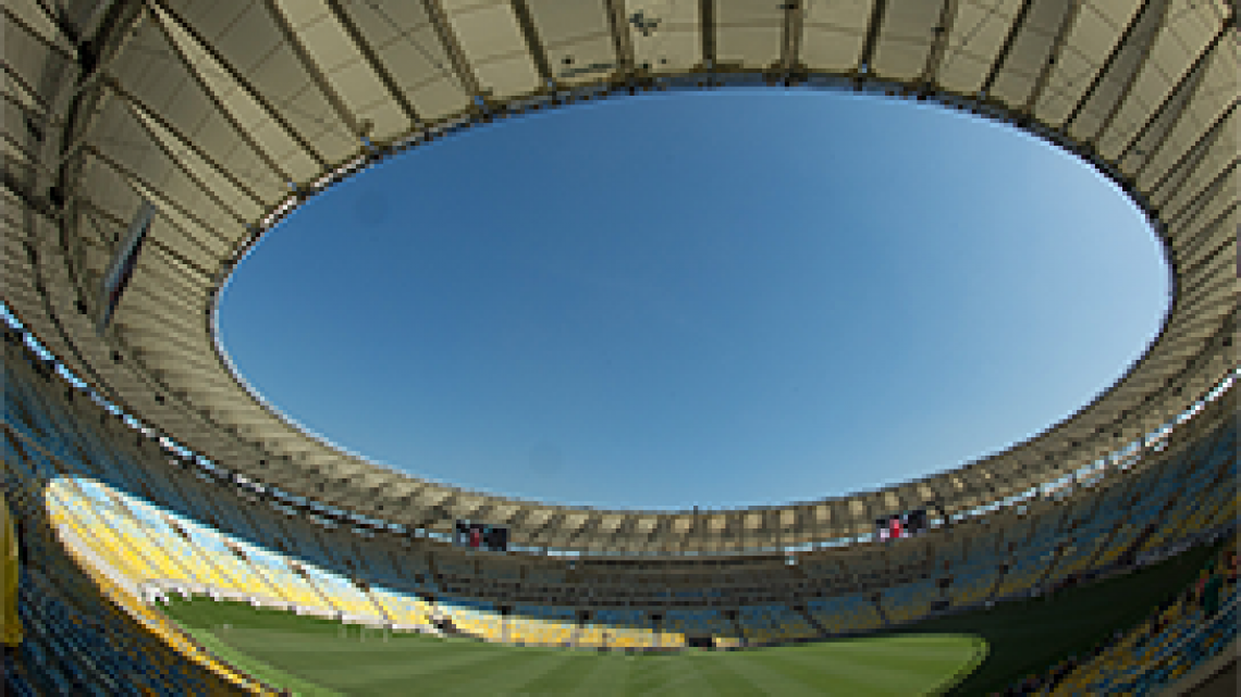 אצטדיון המרקאנה בשיפוצים לקראת מונדיאל 2014 (צילום: shutterstock)