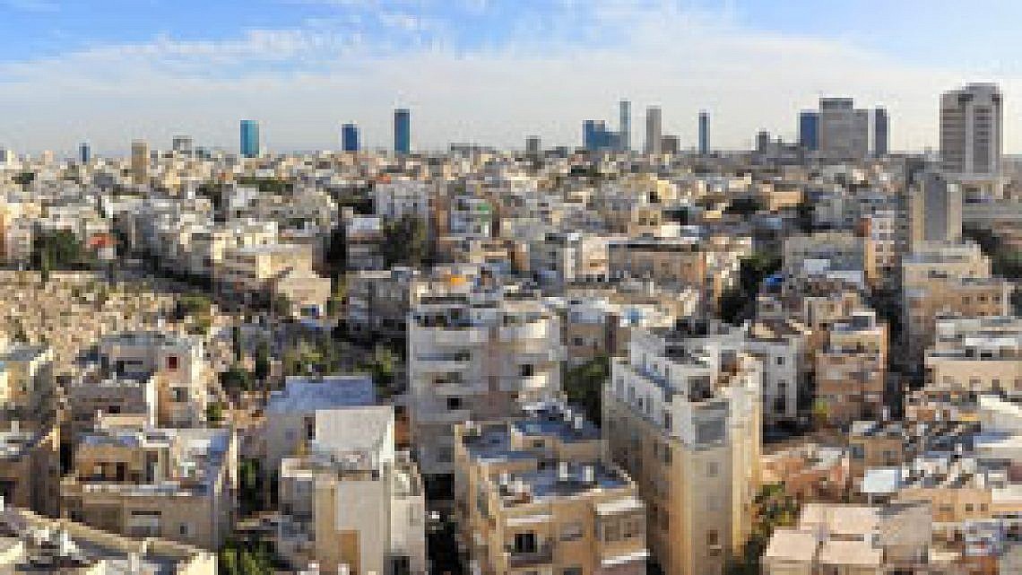 צילום אוויר של תל אביב. צילום: Shutterstock