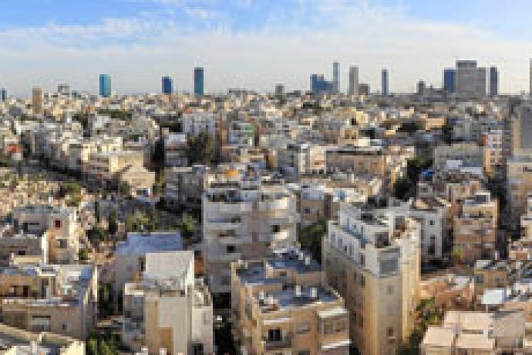 צילום אוויר של תל אביב. צילום: Shutterstock