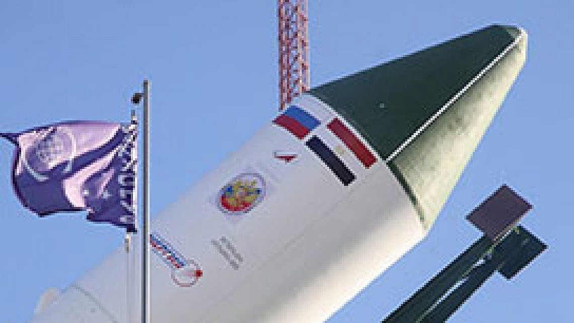 מבט אל טיל השיגור בקוסמודרום בייקונור
צילום: RSC ENERGIA