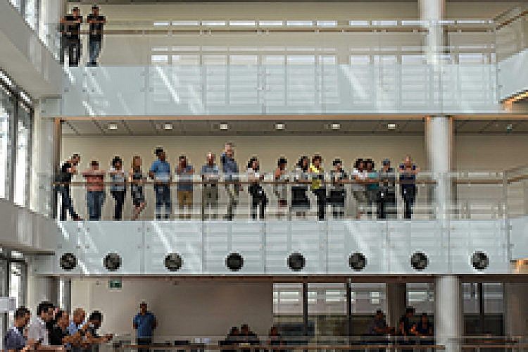 מתחם הבורסה בתל אביב. צילום: בן קלמר