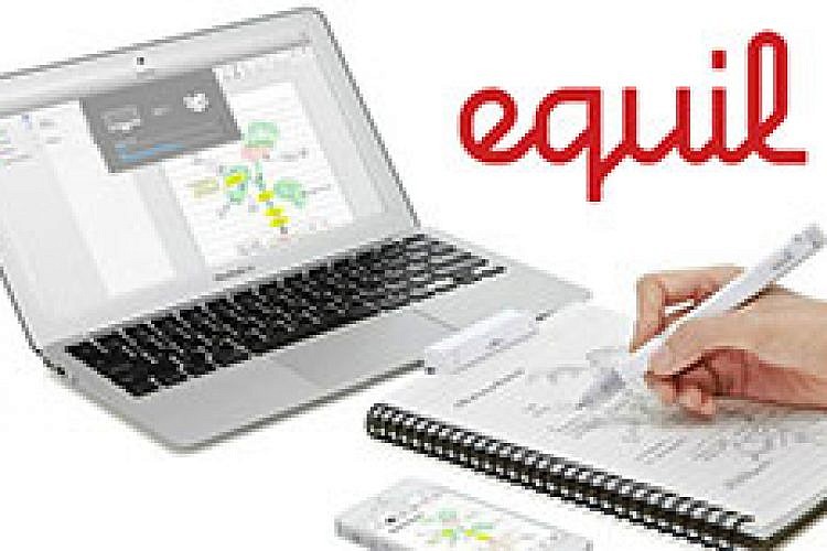 העט החכם של Equil. צילום מסך