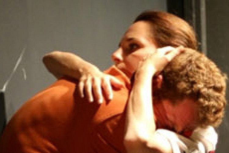 מתוך ההצגה "ברשת". צילום: יוסף מוסטובוי