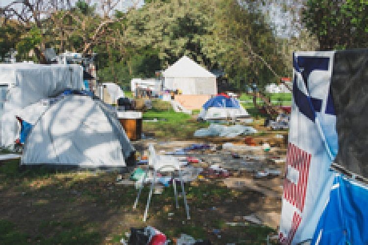 מאהל ארלוזורוב. צילום: יולי גורודינסקי