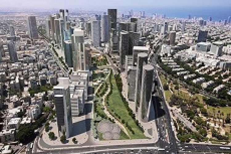 עד שיסיימו כבר נתנייד במכוניות מעופפות. נתיבי איילון המקורית. הדמיה: Viewpoint