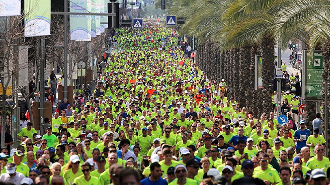 מרתון תל אביב. צילום: רונן אפלברג