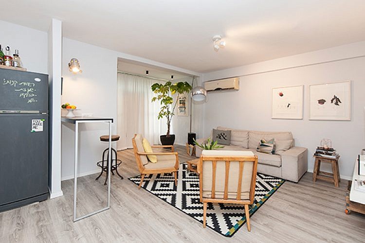 הדירה של אורלי בורשטיין. צילום: איליה מלניקוב