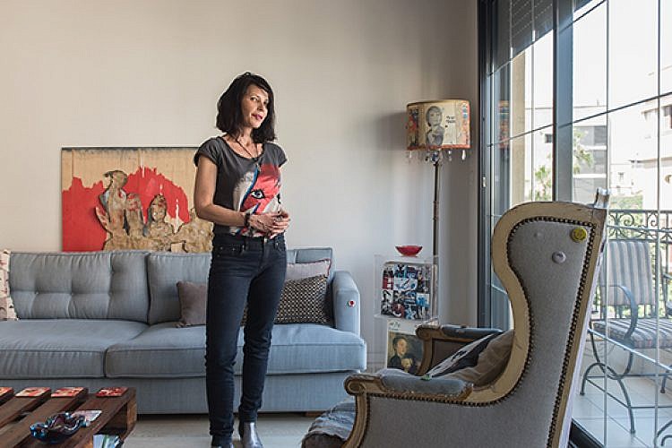 הדירה של מיה ברניצקי. צילום: נמרוד סונדרס