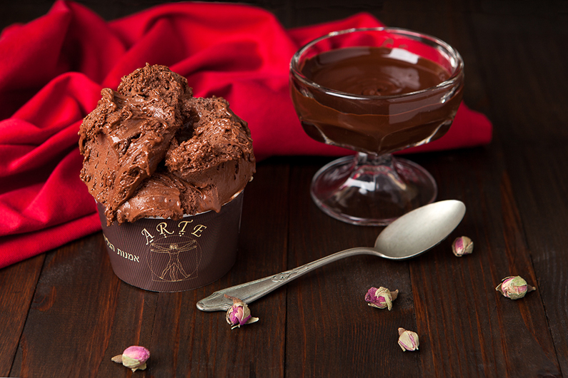 גלידת שוקולד מריר בארטה (צילום: דניאלה קנטיני)