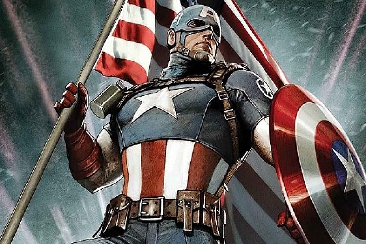קפטן אמריקה. צילום מסך