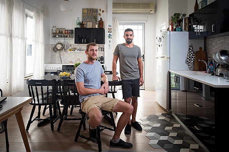 הדירה של אמיר משט ומתן ולרשטיין. צילום: נמרוד סונדרס