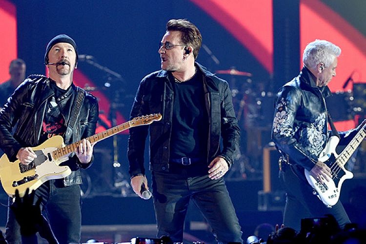 U2 (צילום:  Kevin Winter/Getty Images)