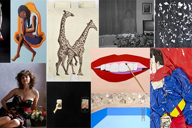 מבטיחות, מבטיחות, שבא לבכות. עבודות האמניות המבטיחות. עיבוד תמונה: רוי גיא