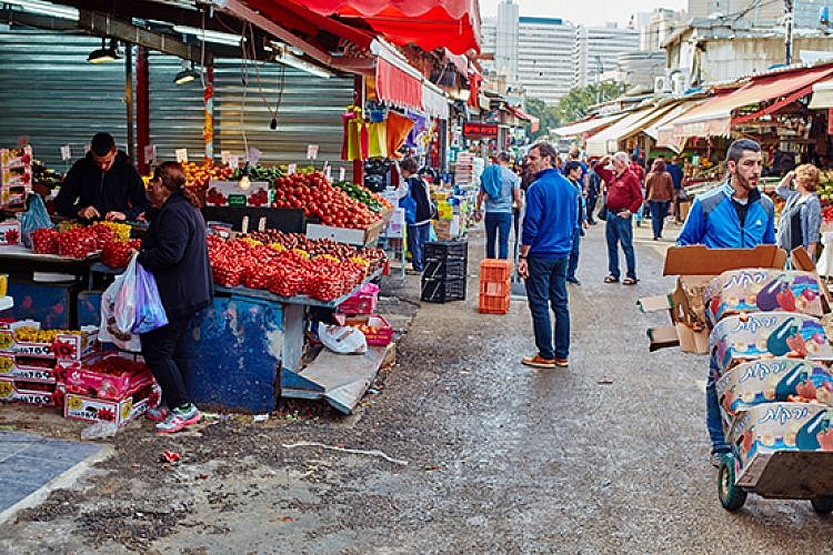 שיק או שוק? שוק הכרמל (צילום: shutterstock)