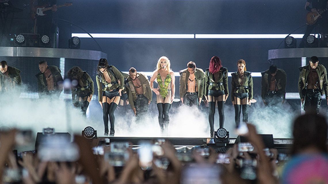 בריטני ספירס בפארק הירקון (צילום: ליאור רוטשטיין)