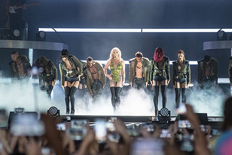 בריטני ספירס בפארק הירקון (צילום: ליאור רוטשטיין)