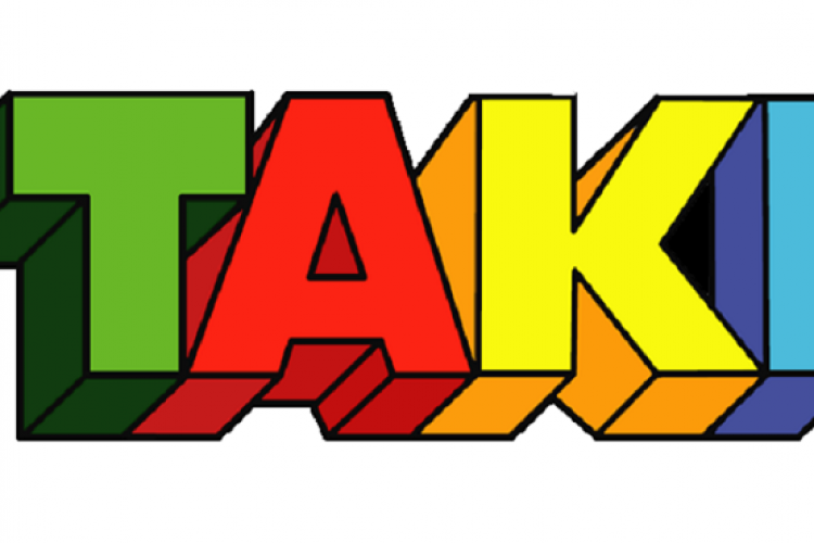 המשחק הכי ישראלי שיש. לוגו טאקי באנגלית