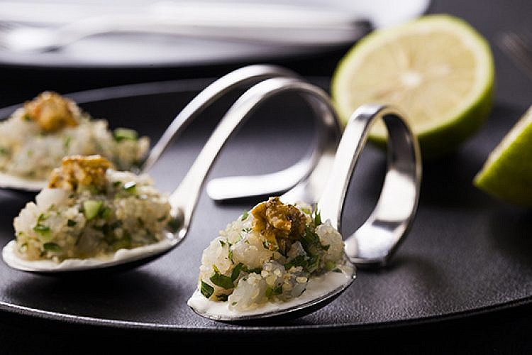 טאבולה מוסר ים של מסעדת 206 דגים. צילום: אפיק גבאי