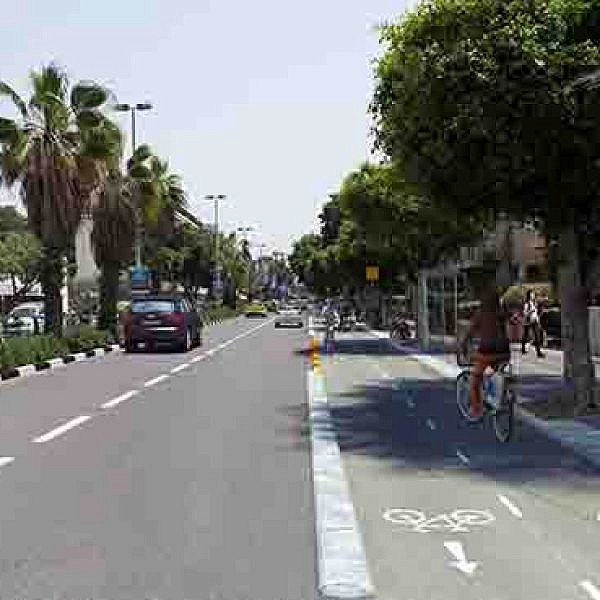 oil war Algebraic שביל אופניים חדש יוסדר ברחוב ארלוזורוב בתל אביב