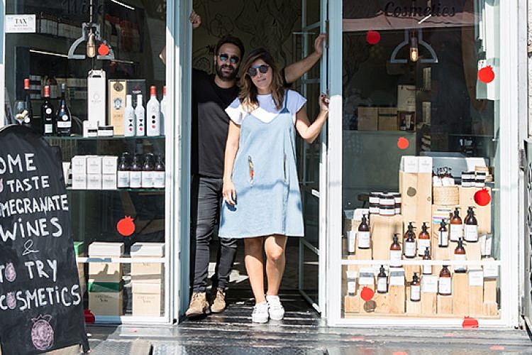 החנות Pomegranate בתל אביב. צילום: הילה עידו