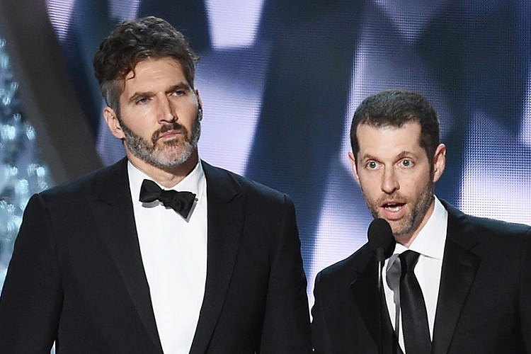 דיוויד בניוף ודן וייס בטקס האמי בלוס אנג'לס, 2016 (צילום: קווין ווינטר/גטי אימג'ס)