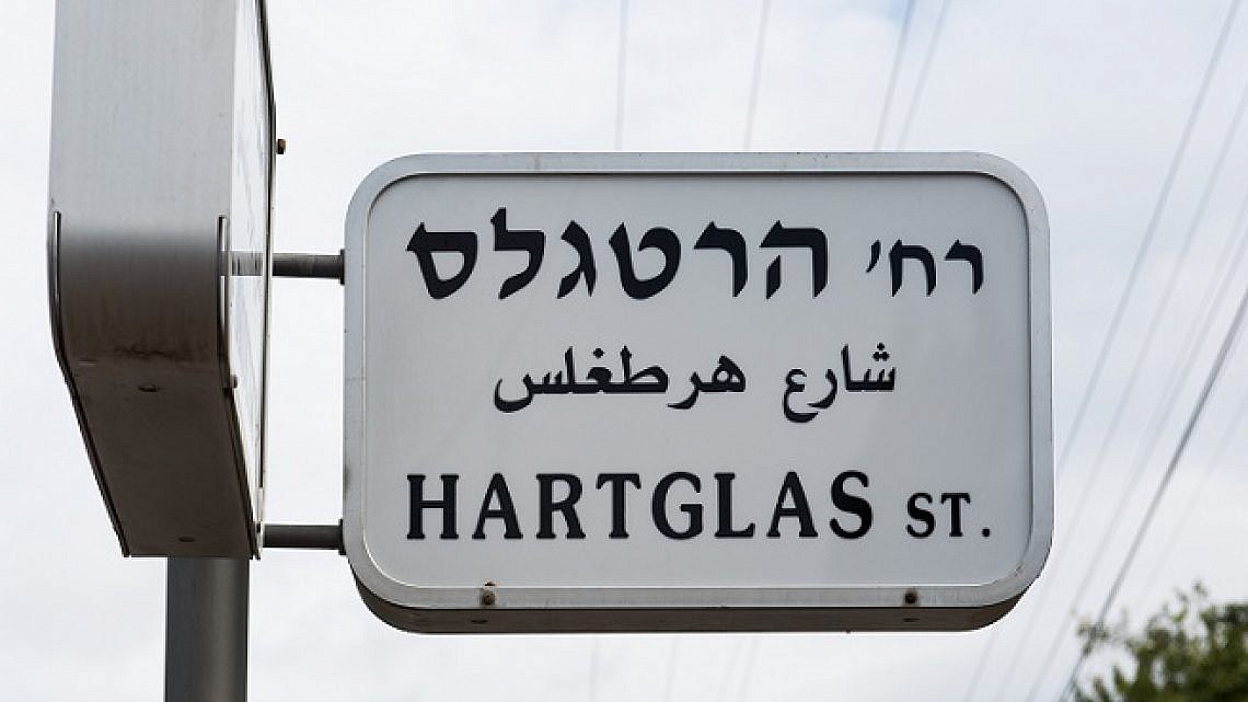 רחוב הרטגלס, רמת אביב הירוקה (צילום: נמרוד סונדרס)
