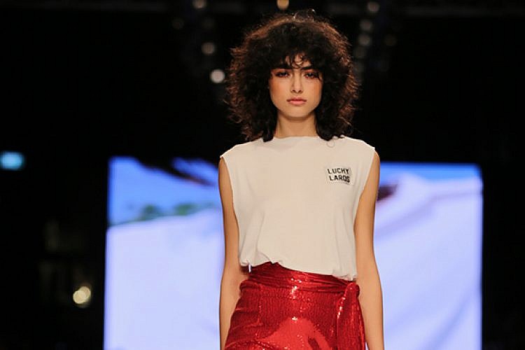 עידן לרוס בשבוע האופנה TLV 2017. צילום: אבי ולדמן