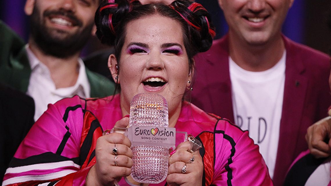 נטע ברזילי באירוויזיון 2018 (צילום: אנדרס פוטינג)