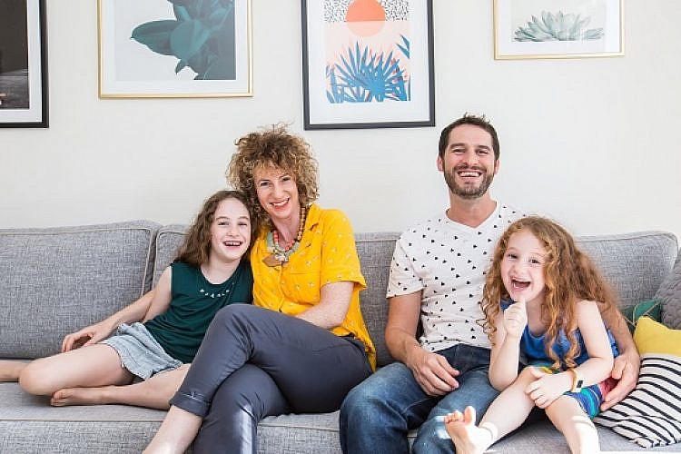 משפחת ולדר-ויינרב. צילום: הילה עידו