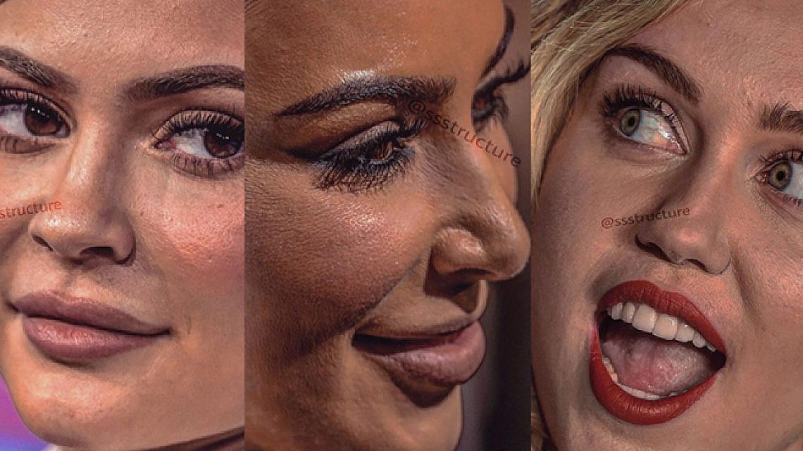 עמוד האינסטגרם שחושף את הפנים האמיתיות של קיילי ג'נר. צילום מסך