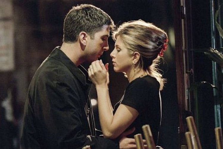 חברים. רוס ורייצ׳ל (צילום מסך)