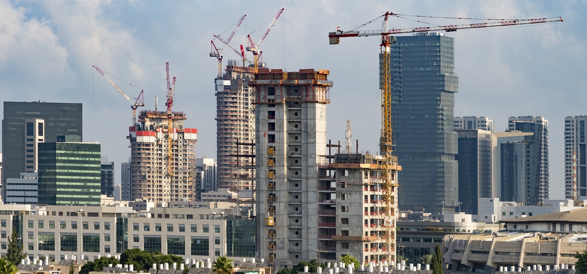 בנייה בתל אביב (צילום: Shutterstock)