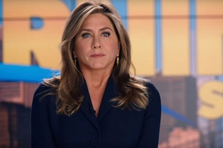 "The Morning Show" של אפל TV פלוס, עם ג'ניפר אניסטון, סטיב קארל וריס ווית'רספון