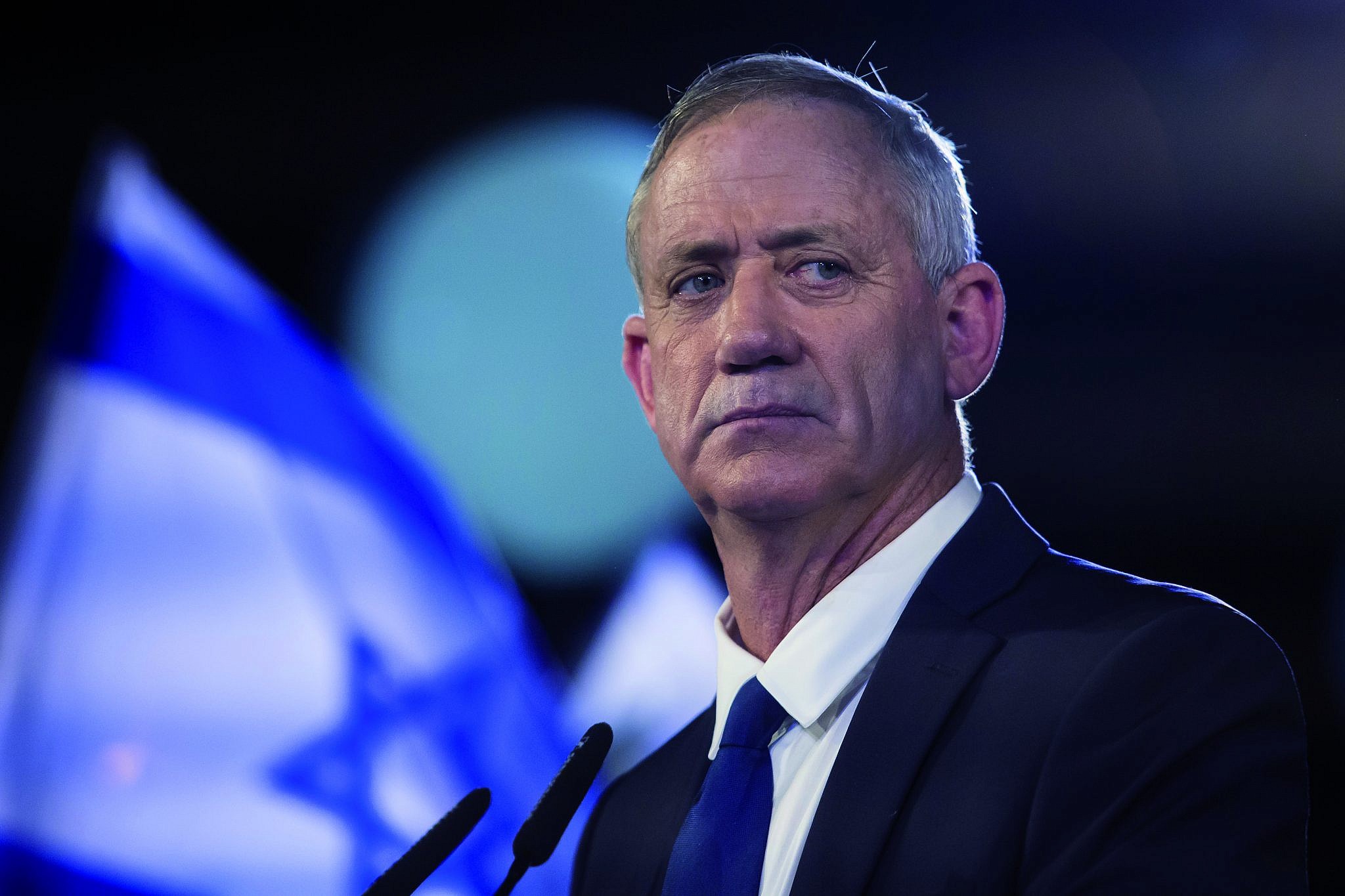 פססססט, רוצה לקנות אוויר בשקל? בני גנץ (צילום: אמיר לוי/gettyimages)