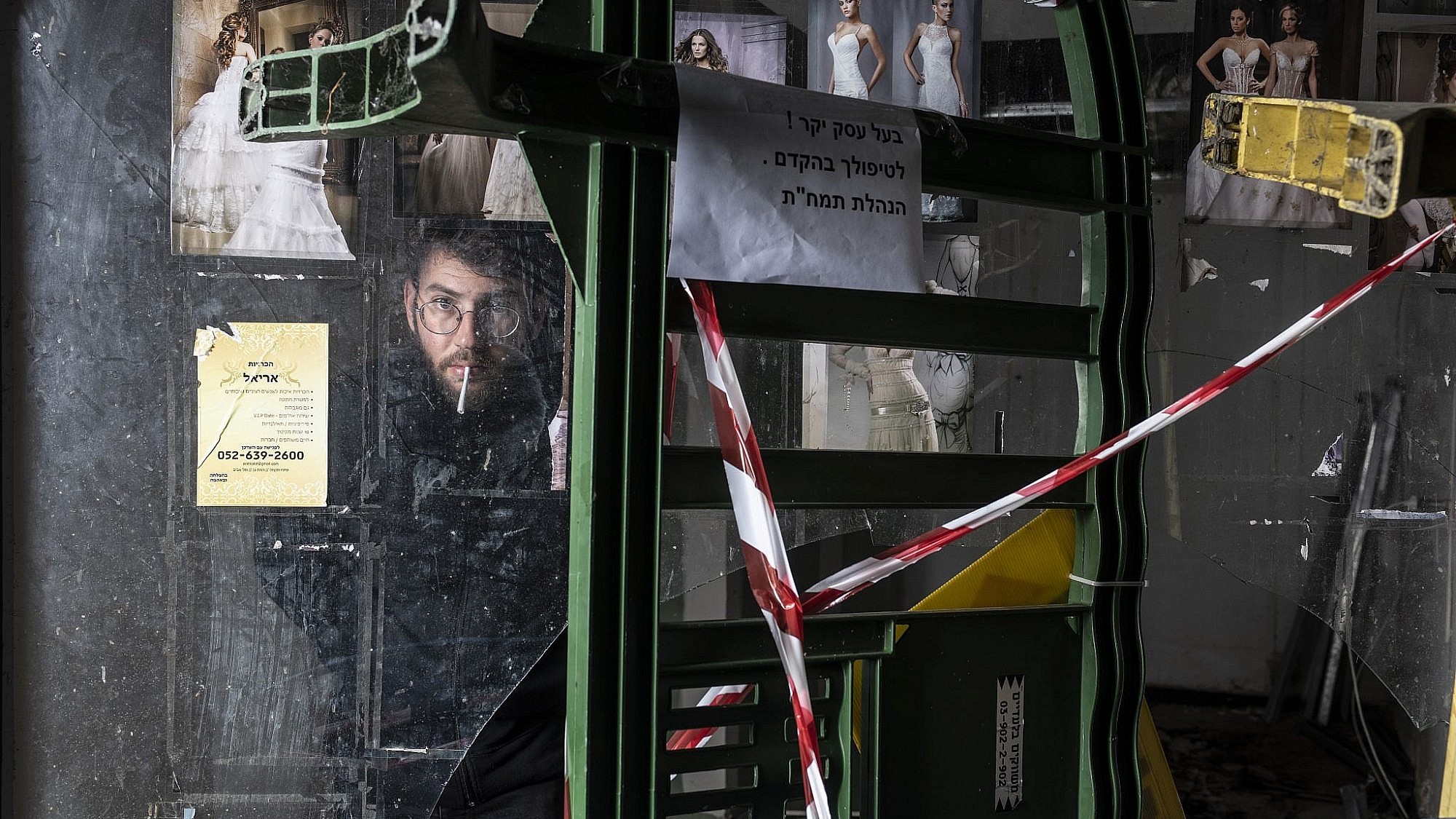 ירמי שיק בלום בתחנה המרכזית (צילום: איליה מלניקוב)