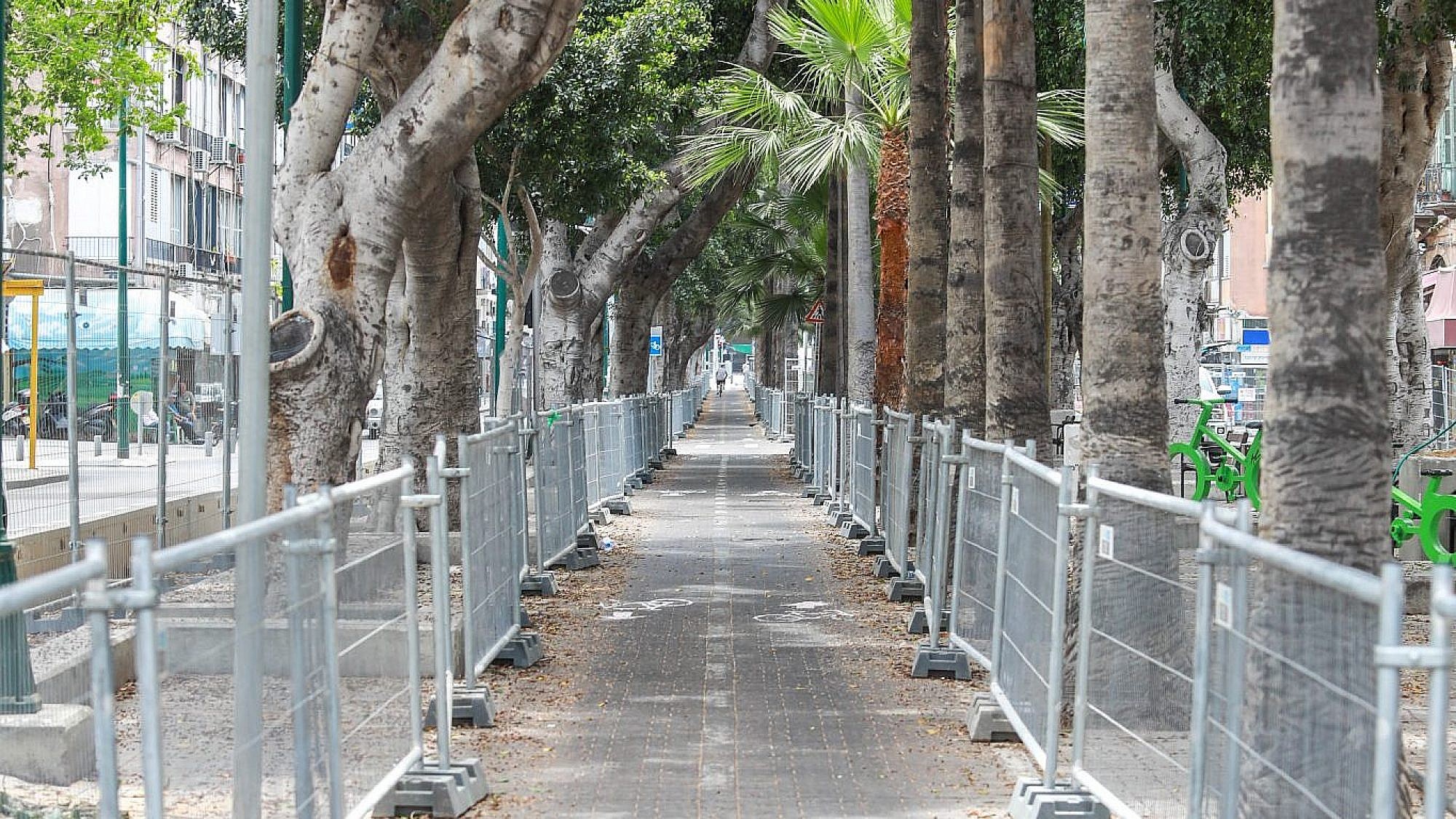 האם הרחוב יחזור לעצמו? שדרות ירושלים הנטושות, 2019 (צילום: שלומי יוסף)