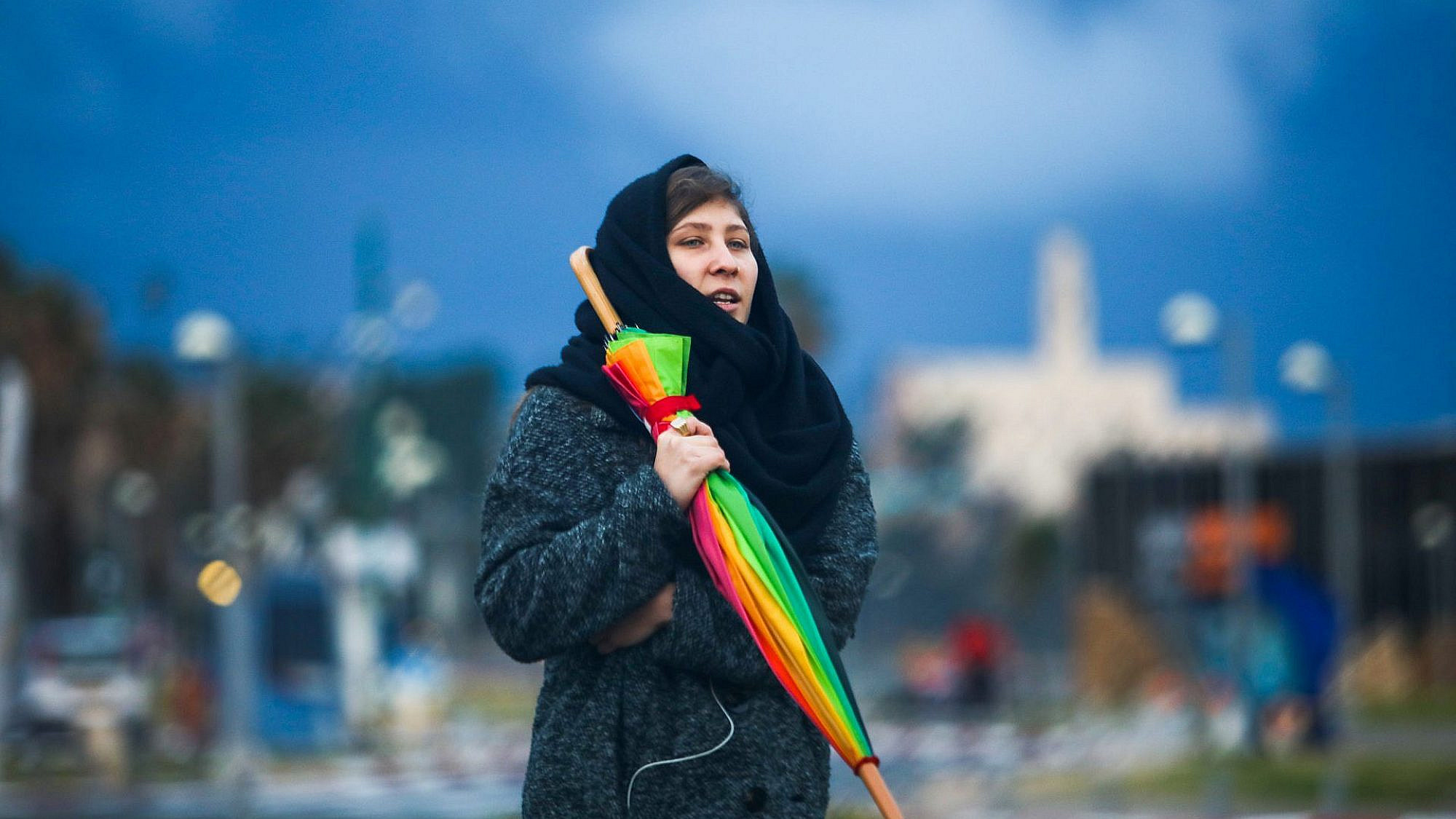 תל אביב בחורף (צילום: שלומי יוסף)