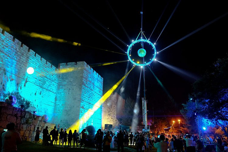 פסטיבל אור ירושלים, 2019. צילום: Shutterstock