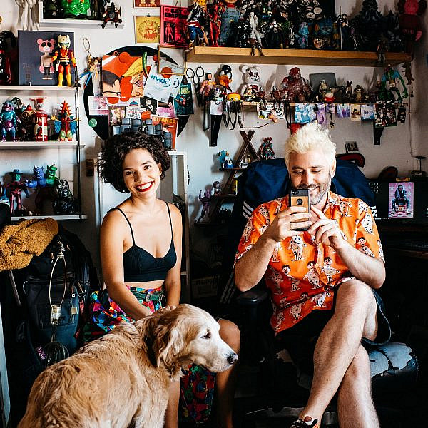 אגרנות אסתטית הם קוראים לזה. קובי ותימור (צילום: אור עדני)