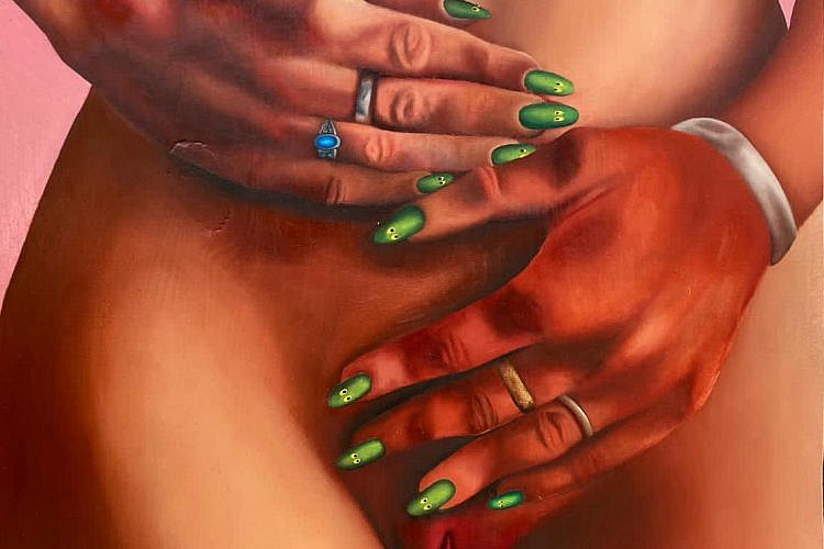 מתוך עבודתה של תמר הירשפלד, "משהו מרגיש מסריח"