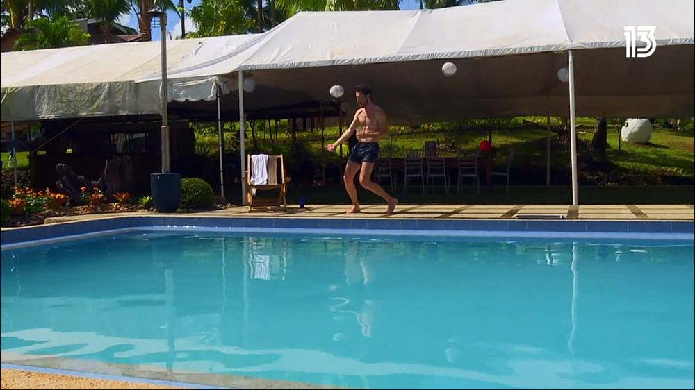 רוקד עם כוכבים. הנרי דוד ב"הישרדות" (צילום מסך: רשת 13)