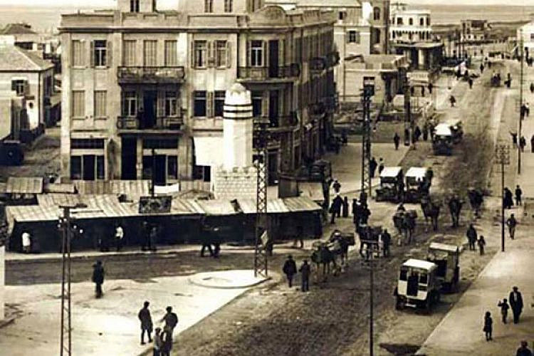 היו זמנים בכיכר מגן דוד (1924). מתוך הארכיון הציוני