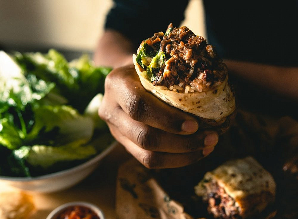And there is also a burrito.  Mescalito (photo by Yael Itzhaki)