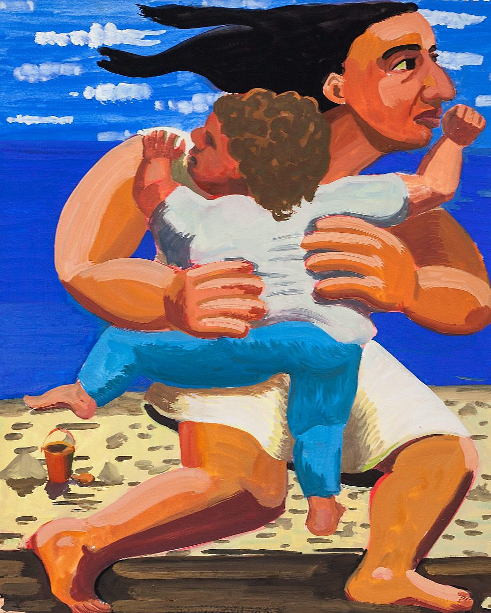 "ילד כועס בים", נעם ונקרט (צילום: יערה אורן)