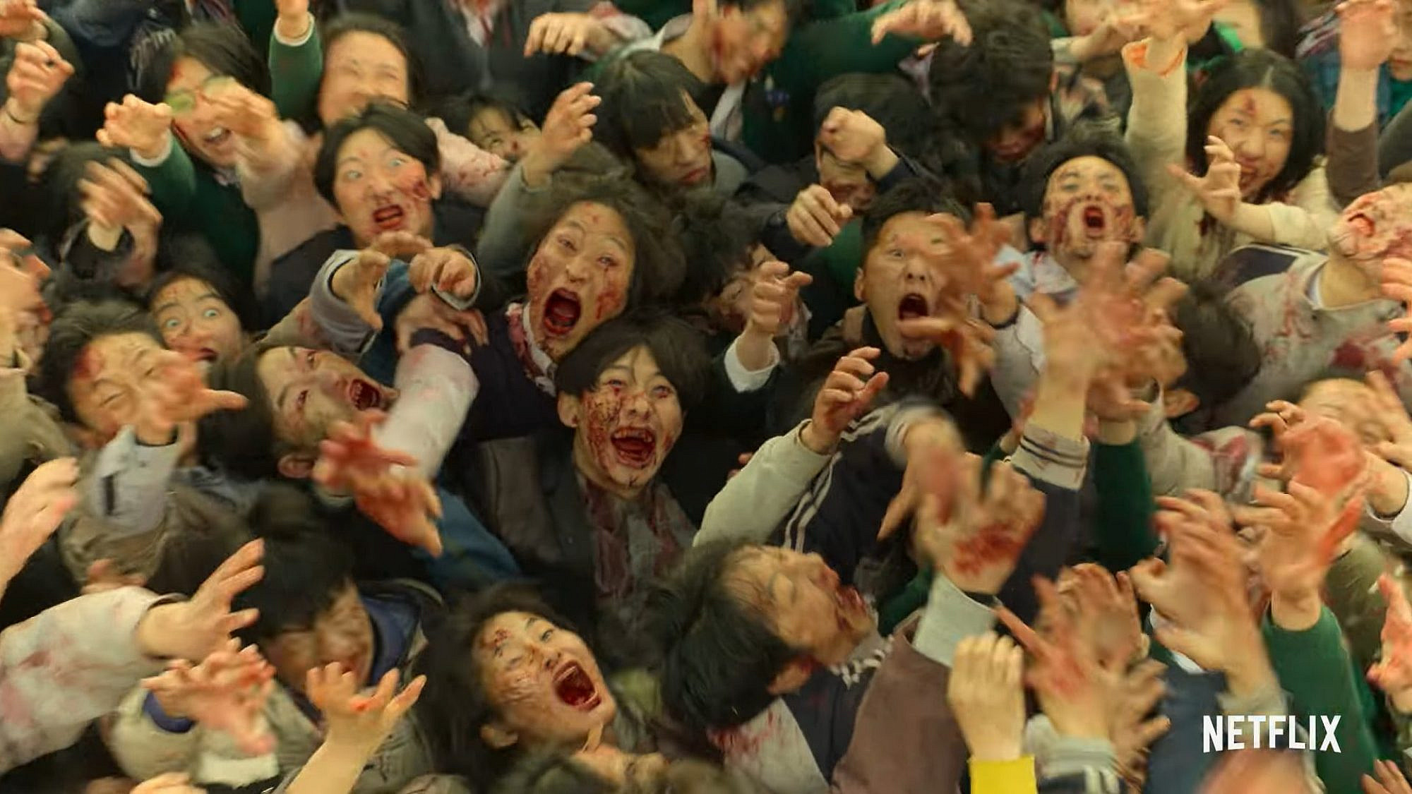 הכל בסדר קוריאה, לא הגזמתם בכלל. "כולנו מתים" (צילום מסך: נטפליקס)