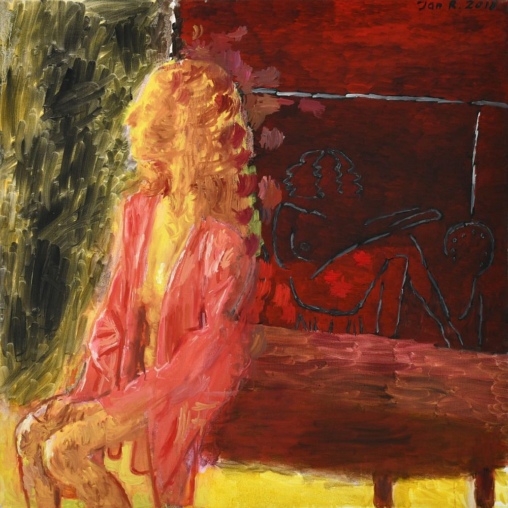 עבודה של יאן ראוכוורגר (צילום באדיבות גלריה גורדון)