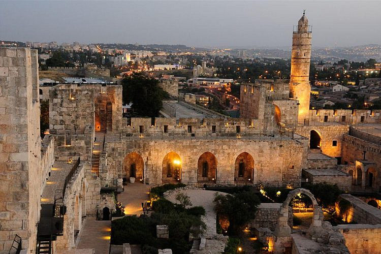 כאן תהיה מסיבה שטרם נראתה כמותה. מגדל דוד בירושלים (צילום: יחסי ציבור)