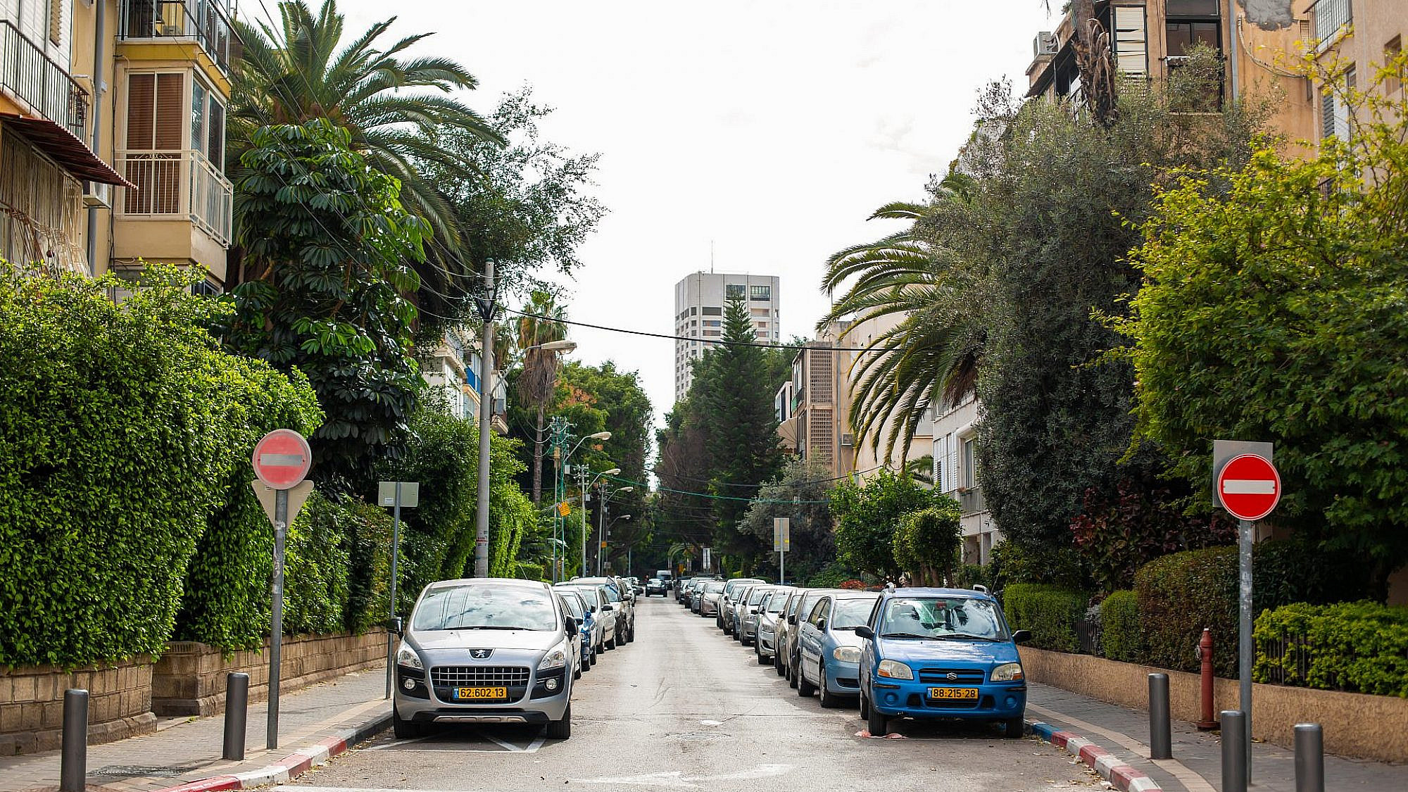 לא בתמונה: אנשים שמצאו מקום חניה. חניה בתל אביב (צילום: shutterstock)