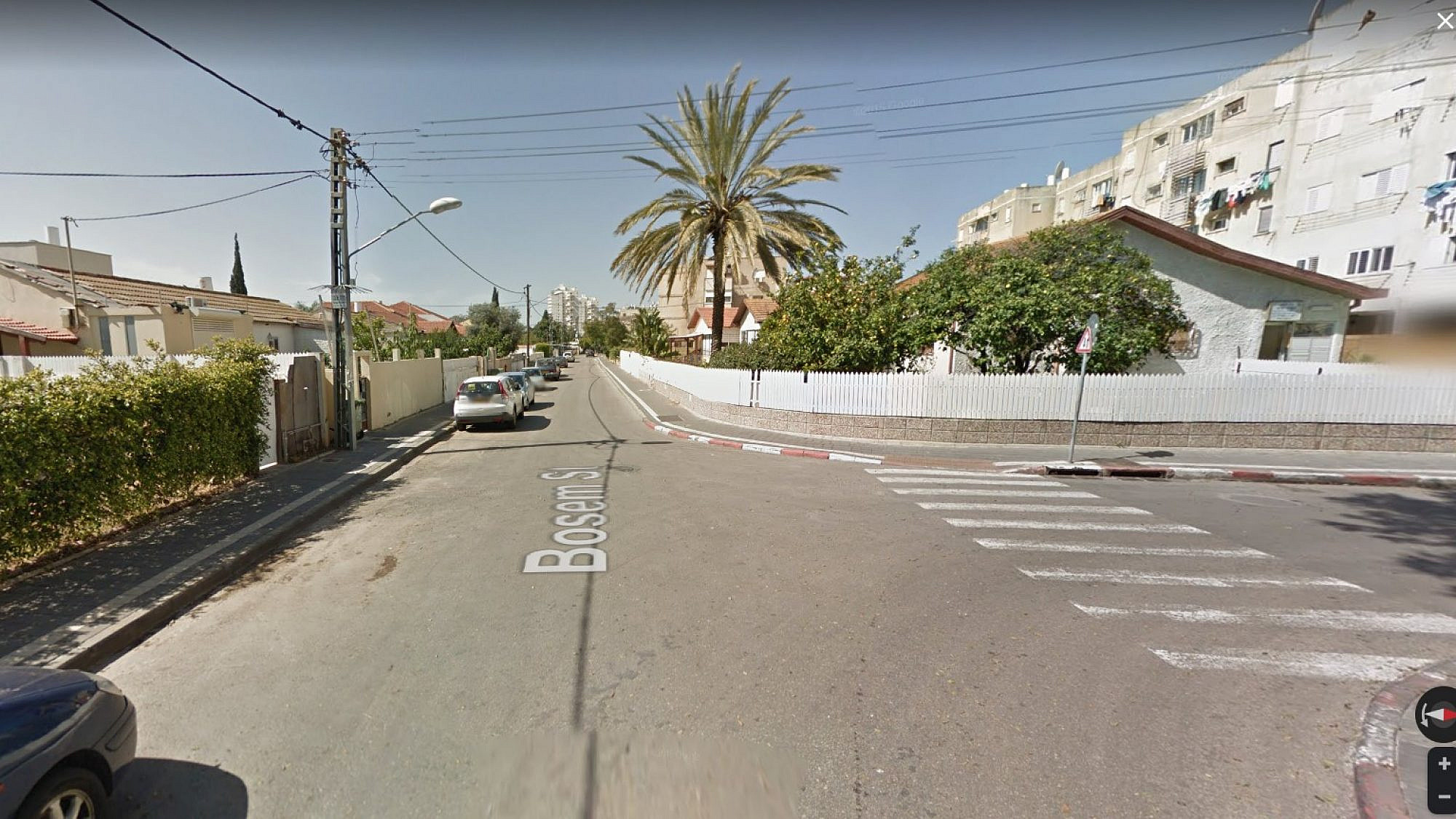 תשבעו שידעתם שיש מקום כזה בעיר. שכונת לבנה וידידיה (צילום: Google StreetView)